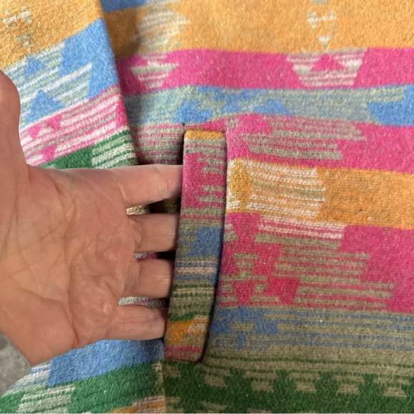 Colorful Patterned Button-Up Jacket size medium - Picture 3 of 10